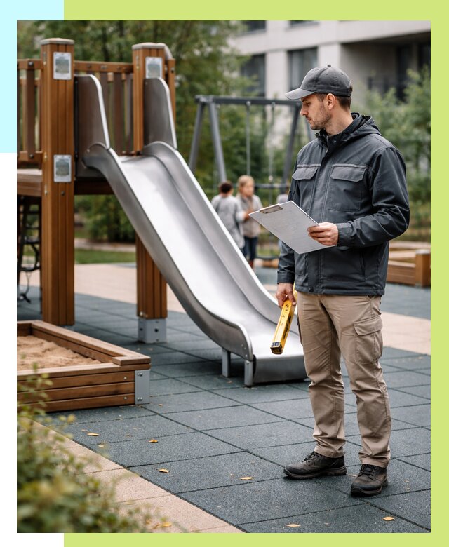 Сертификация детских площадок в Когалыме от 25845 р. | Алешин-Кгл