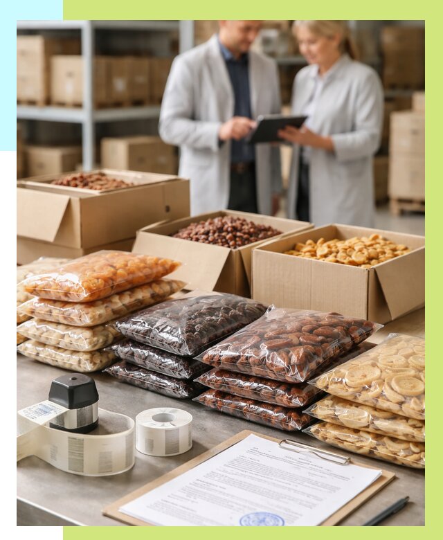 Сертификация сухофруктов в Когалыме от 12406 р. | Алешин-Кгл под ключ