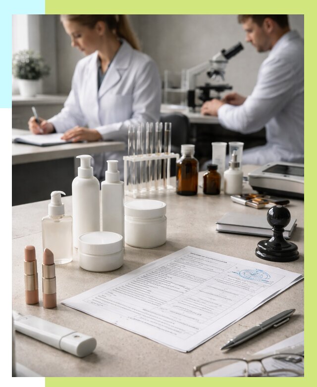 Сертификация косметики в Когалыме от 20676 р. - Алешин-Кгл