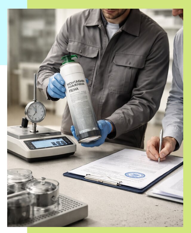 Сертификация монтажной пены в Когалыме от 15507 р. | Алешин-Кгл