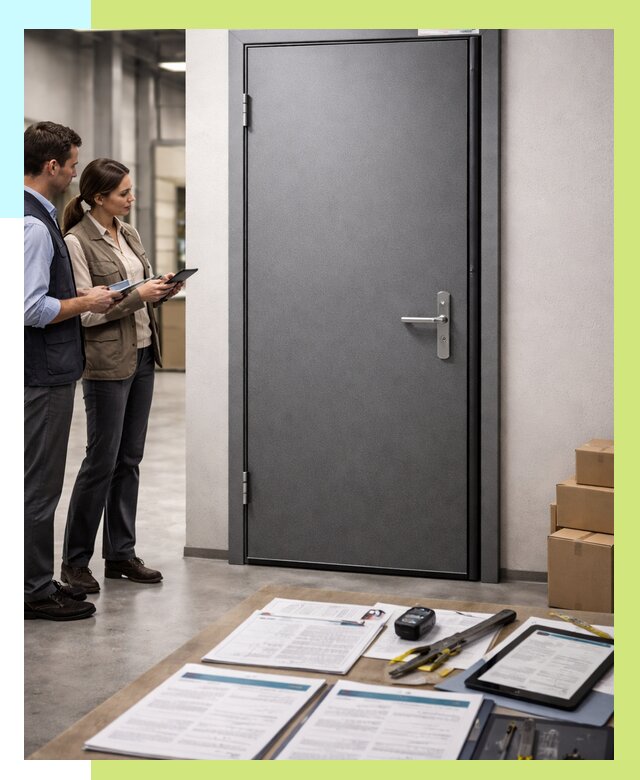 Сертификация противопожарных дверей в Когалыме от 9304 р. | Алешин-Кгл