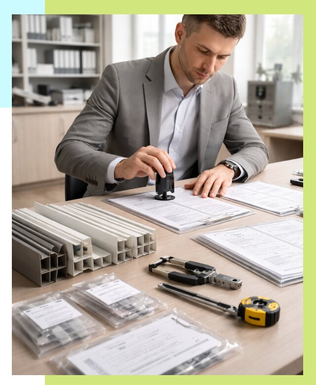 Сертификация ПВХ продукции в Когалыме от 8787 р., Алешин-Кгл