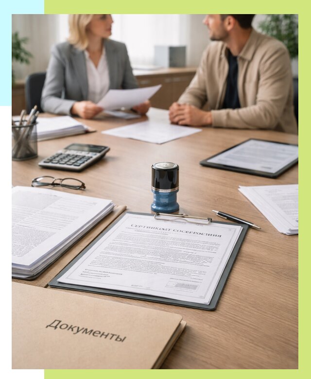 Сертификат соответствия на продукцию в Когалыме от 15507 р.|Алешин-Кгл