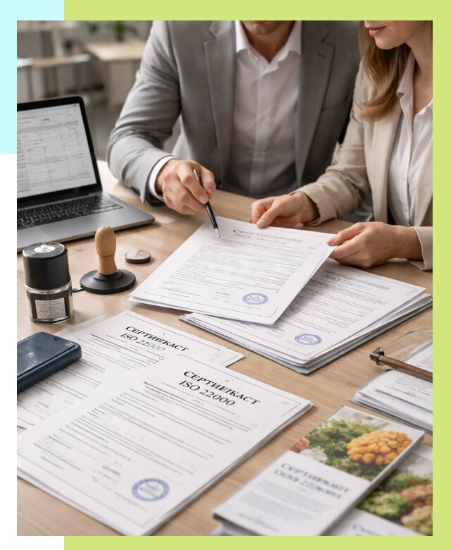 Сертификат ISO 22000 в Когалыме от 41352 р. под ключ | Алешин-Кгл
