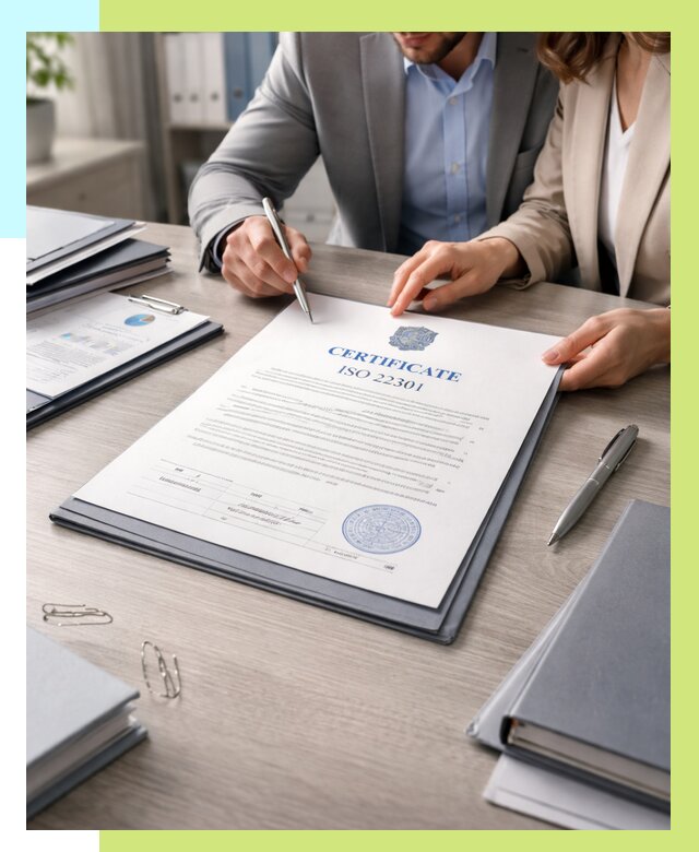 Сертификат ISO 22301 в Когалыме от 46521 р. | Алешин-Кгл срочно